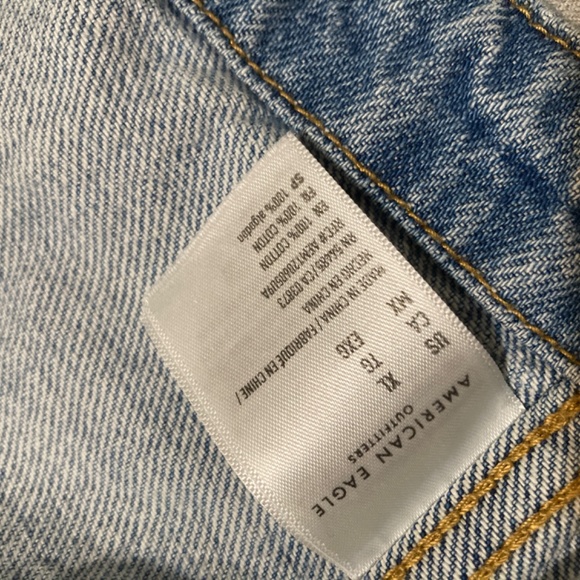 American Eagle Classic Cropped Denim Vest - XL - Picture 4 of 12